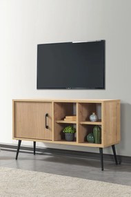 Έπιπλο Τηλεόρασης Sapphire Δρυς SOCLEFI 100x35x20