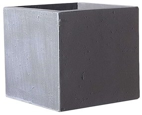 Κασπώ Πήλινο Τετράγωνο Rocky M B-6050-8 30x30x30 Grey Supergreens Clay