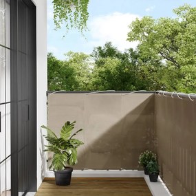 Διαχωριστικό Βεράντας Taupe 120x800εκ 100% Πολ. Ύφασμα Oxford
