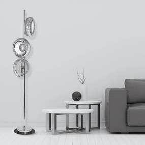 Επιδαπέδιο Φωτιστικό Mercurio 36W 4000K Νίκελ