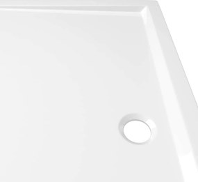 vidaXL Βάση Ντουζιέρας Ορθογώνια Λευκή 80 x 90 εκ. από ABS