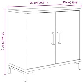 ΝΤΟΥΛΑΠΙ ΜΑΥΡΟ 75 X 35 X 70 ΕΚ. ΑΠΟ ΜΑΣΙΦ ΞΥΛΟ ΠΕΥΚΟΥ 349924