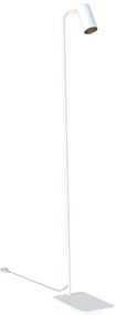 Φωτιστικό Δαπέδου Mono 7714 1xGU10 10W 120cm White-Gold Nowodvorski Metal, Plastic