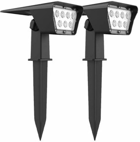 Ηλιακή λάμπα Lumisky Curtis Γκρι (x2)