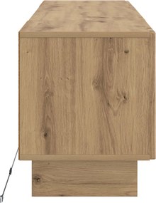 vidaXL Ντουλάπα LED Τηλεόρασης Artisan Δρυς Επεξεργασμένο Ξύλο