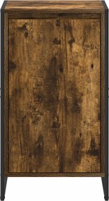 vidaXL Πλαϊνό γραφείο Καπνιστό Δρύς 43 x 36 x 75,5 εκ.