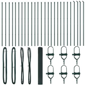 vidaXL Στύλος Περιφράξεων Πράσινο 50 x 1,2 μ (25 x 25 χιλιοστά πλέγμα)