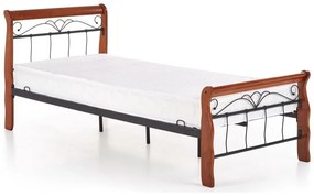 Κρεβάτι Houston 104, Μονόκλινο, Καφέ, 90x200, Μέταλλο, Τάβλες για Κρεβάτι, 93x219x91cm, 20 kg | Epipla1.gr