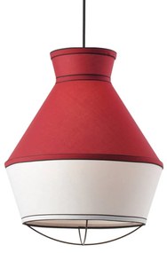 Φωτιστικό Οροφής V371961PR Bordo Metal, Fabric