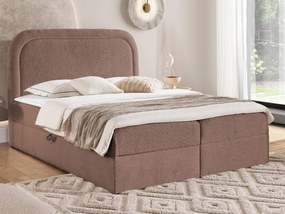 Επενδυμένο κρεβάτι Bonito-Kafe-200 x 200