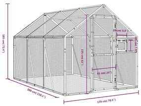 ΚΛΟΥΒΙ ΑΣΗΜΕΝΙΟ 1,79 X 3 X 1,85 Μ. ΑΠΟ ΑΛΟΥΜΙΝΙΟ 3155796