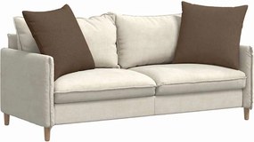 vidaXL Μαξιλάρι Καναπέ 2 pcs Καφέ 80 x 80 cm ύφασμα