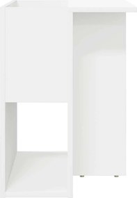 vidaXL End Table Λευκό 35 x 40 x 55 εκ. Επεξεργασμένο ξύλο