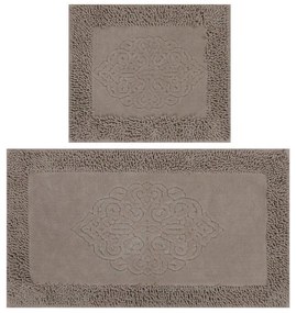 Πατάκια Μπάνιου Piante 359CHL1635 (Σετ 2τμχ) Beige L'essentiel Maison 60x100cm 100% Cotton