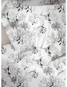 Παπλωματοθήκη Menta Εμπριμέ 070 Grey Υπέρδιπλη (230x250)