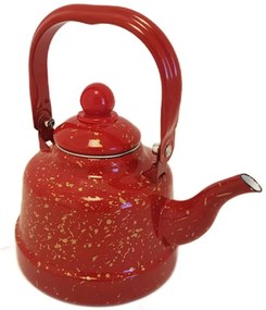 Τσαγιέρα Εμαγιέ 010.0021 1,1lt Red Enamel