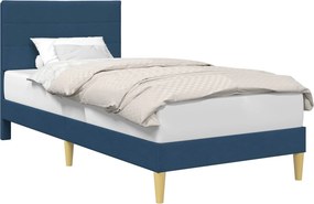 vidaXL Σκελετός Κρεβατιού Μπλε 80 x 200 cm Ύφασμα