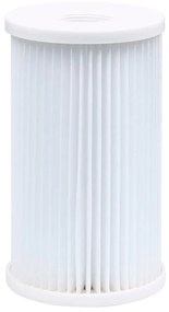 Φίλτρο Πισίνας Κρεμαστό &amp; Αντλία με Προσαρμογέα 16 εκ. Πλαστικό - Λευκό