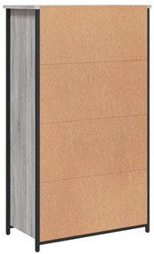 vidaXL Ντουλάπι Γκρι Sonoma 62x32x106,5 εκ. από Επεξεργασμένο Ξύλο