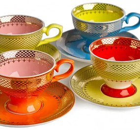 Espresso Cup POLS POTTEN σετ 4 τεμαχίων Grandma 230-400-451-451