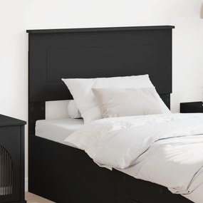 vidaXL Κεφαλάρι Μαύρη Οξυά Επεξεργασμένο ξύλο