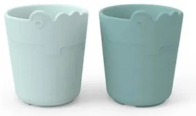 Παιδικά Ποτηράκια Done By Deer 2Τεμ. Croco Blue