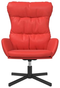 vidaXL Πολυθρόνα Relax Κόκκινη από Συνθετικό Δέρμα