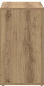 vidaXL Πλαϊνό γραφείο Artisan Oak 80 x 30 x 53 εκ. Επεξεργασμένο ξύλο