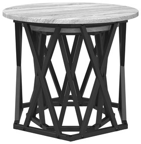 vidaXL Τραπεζάκι Πλευράς 2 pcs Γκρι sonoma 50 x 50 x 40 cm