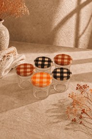Stewehome Σετ 5 τεμαχίων βάζων με καπάκι από γυαλί 30 ml