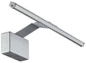 Φωτιστικό Τοίχου - Απλίκα Alcor LED-W-ALCOR/5W SIL 5W Led 30,5x15x10cm Silver Intec Aluminium