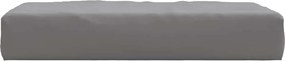 vidaXL Μαξιλάρι Παλέτας Γκρι 60x60x9,5 εκ. Ύφασμα Oxford