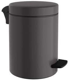 Κάδος Απορριμμάτων Μπάνιου (Φ23x32) Pam &amp; Co 8lt 500 Anthracite Matte