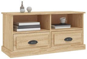 vidaXL Έπιπλο Τηλεόρασης Sonoma Δρυς 93x35,5x45 εκ. Επεξ. Ξύλο