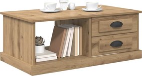 vidaXL Τραπεζάκι σαλονιού Artisan Oak 90 x 50 x 35 cm