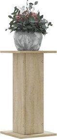 vidaXL Βάσεις Φυτών 2 Τεμ. Sonoma Δρυς 30x30x60 εκ. Επεξεργασμένο Ξύλο