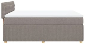 ΚΡΕΒΑΤΙ BOXSPRING ΜΕ ΣΤΡΩΜΑ TAUPE 160X200 ΕΚ. ΥΦΑΣΜΑΤΙΝΟ 3289818