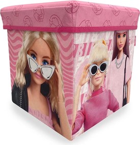 Σκαμπό Με Αποθηκευτικό Χώρο (30X30) Dimcol Barbie 15