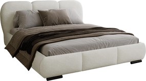 Επενδυμένο Κρεβάτι Rosa-Κρεμ-140 x 200