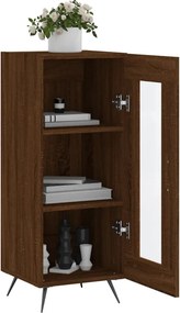 vidaXL Ντουλάπι Καφέ Δρυς 34,5 x 34 x 90 εκ. Επεξεργασμένο Ξύλο