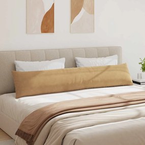 vidaXL Μαξιλάρι Καναπέ 2 pcs Καφέ 200 x 40 εκ. Υφασμάτινο Κορντουρά