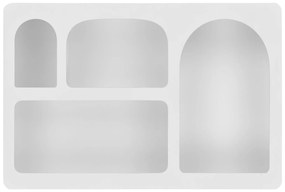 Επιτοίχια Ραφιέρα Bryne, Λευκό H40xL13xW60 cm Ξύλο MDF NORDIC HOUSE