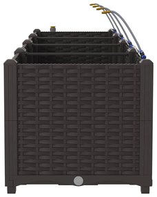 vidaXL Ζαρντινιέρες κήπου Καφέ 160 x 40 x 37.5 cm Ατσάλι