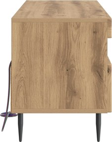vidaXL Ντουλάπα LED Τηλεόρασης Artisan Δρυς Επεξεργασμένο Ξύλο