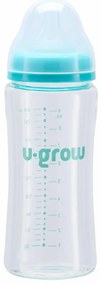 U-Grow UG0-06BS260 Γυάλινο Μπιμπερό 260 Ml + 2 Επιπλέον Θηλές
