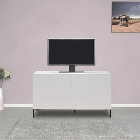 Έπιπλο τηλεόρασης Ruby Megapap μελαμίνης χρώμα λευκό 120x70x43εκ. - Μελαμίνη - GP009-0205