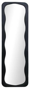 Καθρέπτης δαπέδου Lezour pakoworld βελούδο σε μαύρη απόχρωση 50x5x170εκ