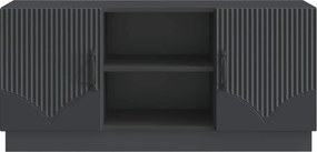 vidaXL Ντουλάπι TV Μαύρο 102 x 34,5 x 47 εκ Επεξεργασμένο Ξύλο