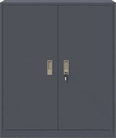 vidaXL Ντουλάπι αποθήκευσης Ανθρακί 90 x 40 x 105 cm Ατσάλι