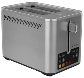 Τοστιέρα ψωμιού AENO ATS0004, 1600W, 4 φέτες, 6 στάδια, 3 λειτουργίες, αφαιρούμενος δίσκος για ψίχουλα, Inox
